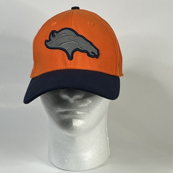 NFL New Era Denver Broncos Orange/Navy 39Thirty  Hat Men’s Size: M/L - Picture 3 of 9